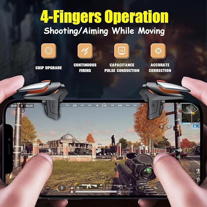 GripX DY01 Mobile Game Controller Trigger, 1 Pair