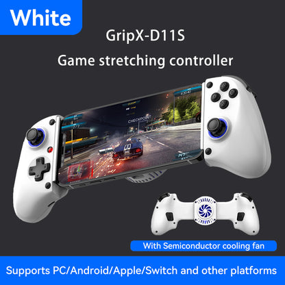 GripX D11S Bluetooth Stretchable Mobile Gaming Controller with Cooling Fan